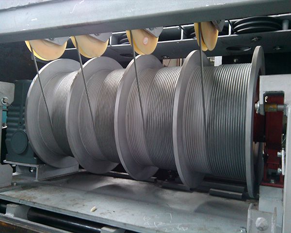 220m Rope Winding Electric Cable Pulling Winch with Grooves