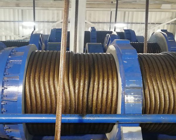 1000t Large Power Electric Marine Winch with LBS Grooved Drum