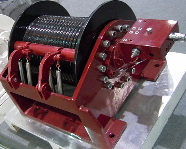 Custom Colored Hydraulic Power Crane Winch 1t with Lifting Speed 20-70mMin