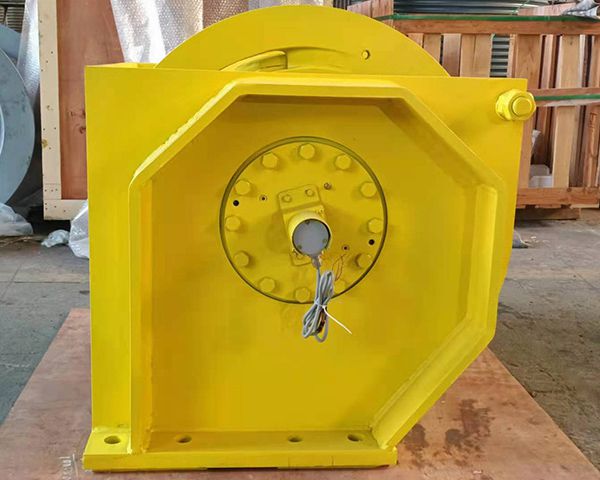 LBS Rope Groove Drum Hydraulic Crane Winch with Encoder and Belt Brake