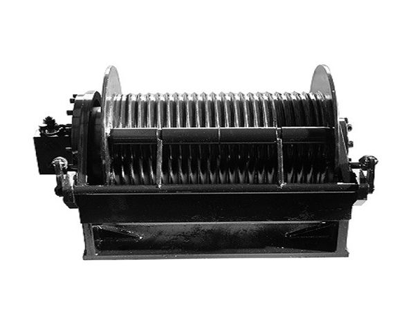 Spiral Groove Hydraulic Pulling Winch Q355b Steel Material LBS Groove