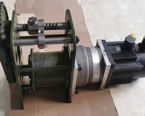 LBS Grooved Drum Electric Rope Winch for Retracting and Lowering Cables