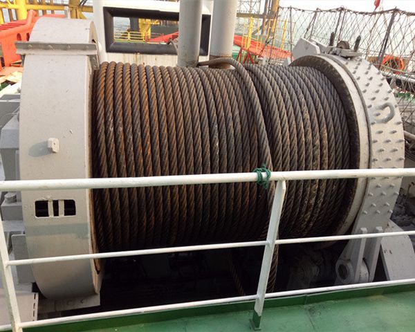 Steel Q235 Motorized Winch Machine, Electric Winch 13000 Lb High Capacity for Mining