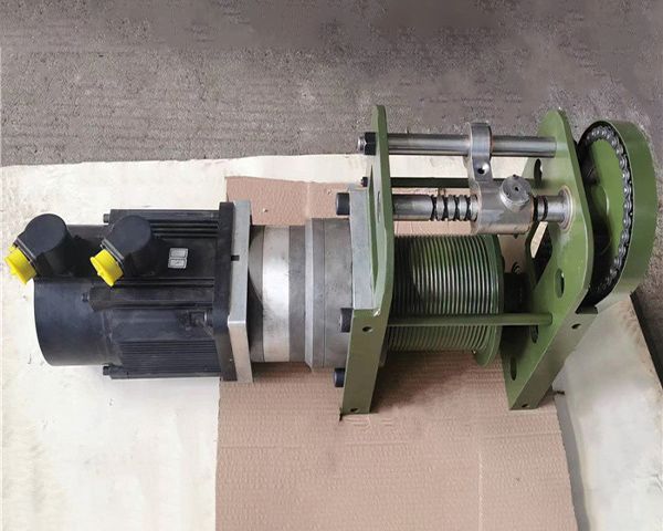 LBS Grooved Drum Electric Rope Winch for Retracting and Lowering Cables